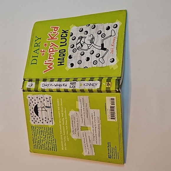 Diary of a Wimpy Kid Hard Luck Amulet Books Home Accents Table Books - Picture 16 of 17